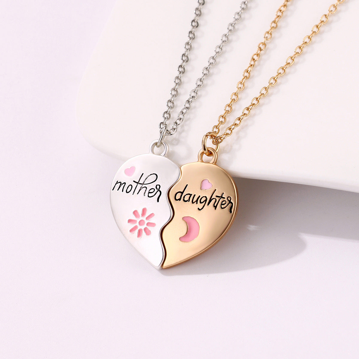 2PCS Set Jewelry Mother Daughter Necklace – Jewelry Gift Ideas — 1