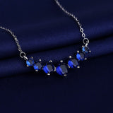 Zircon Straight Chain Necklace Women's Pendant – Jewelry Gift Ideas — 9
