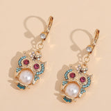 Exquisite Cute Owl Earrings Eardrops Female – Gifts for Her — 6