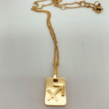 Titanium Steel Electroplating Square Necklace – Jewelry Gift Ideas — 6