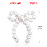 Vintage Plastic Pearl Bow Floral Hand-woven – Holiday Gift Ideas — 10