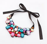 Exaggerated Sparkling Petal Fake Collar Necklace – Jewelry Gift Ideas — 1