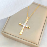 Zircon Cross Necklace For Women Light Luxury – Jewelry Gift Ideas — 10