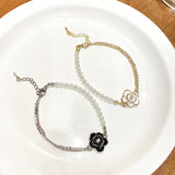 Retro Hong Kong Style Camellia Pearl Bracelet Female – Stylish Gifts — 5