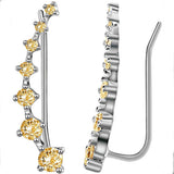 Big Dipper Zircon Stud Earrings Color Simple Diamonds – Everyday Gifts — 6