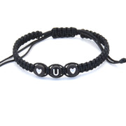 26 English Letters Love Heart Hand Woven Hand Rope – Gifts for Couples — 15