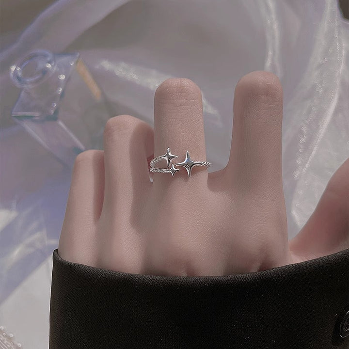 Star Ear Eight-pointed Stars Ring Ins Niche Net Red – Birthday Gifts — 1