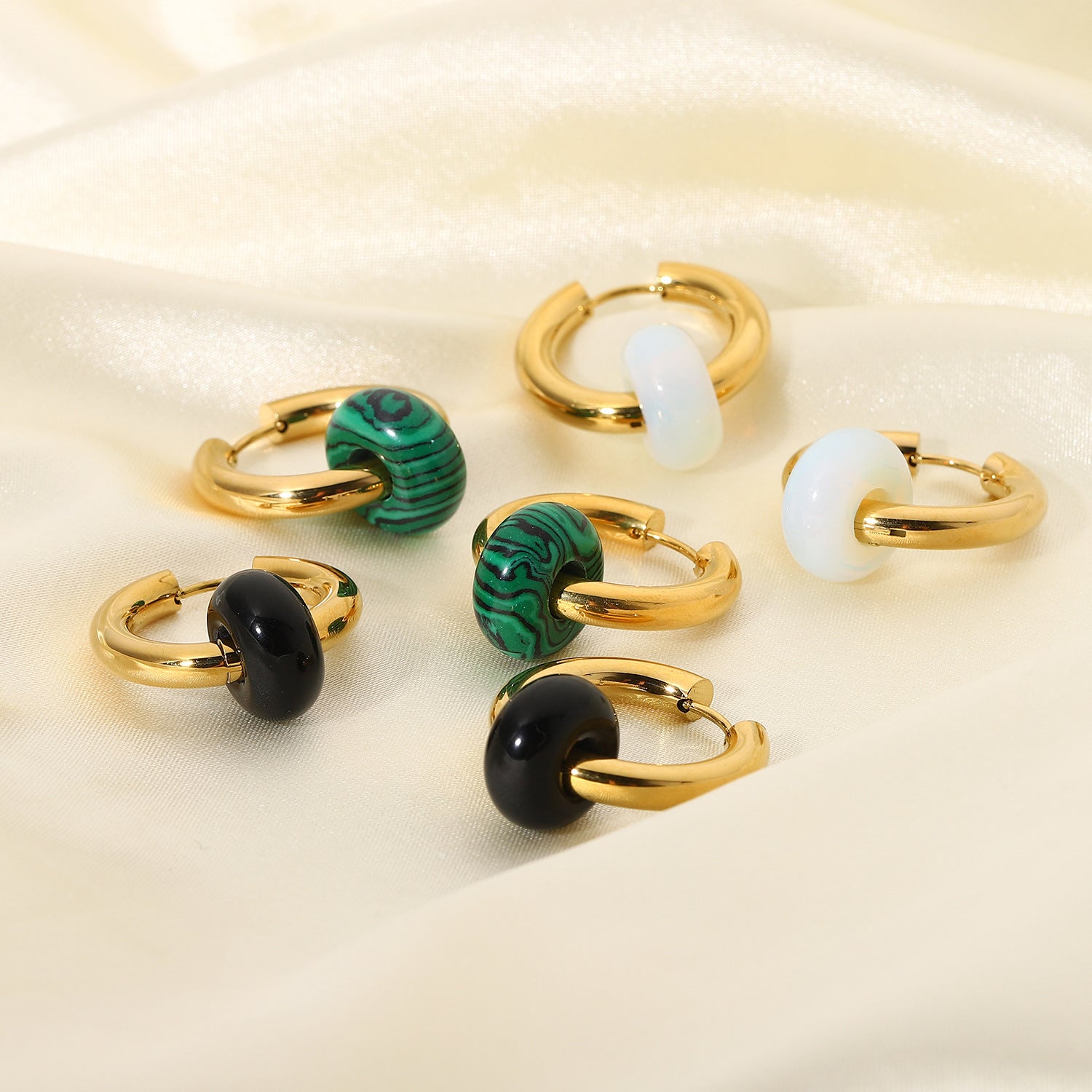 Earrings Wearring By Online Celebrities 18K Gold – Stylish Gifts — 1