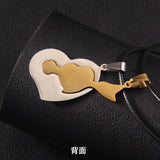 Cute Heart Couple Necklace With One Arrow LOVEYOU – Jewelry Gift Ideas — 9