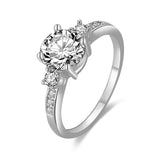 Fashion Women's Simulated Diamond Brass Ring – Stylish Gifts — 5