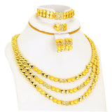 Dubai Jewelry Set Women's Gold Necklace Earrings – Jewelry Gift Ideas — 1