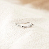 Sterling Silver Heart Diamond Ring Women's End – Gifts for Her — 2