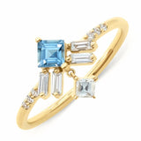 Women's Diamond Diamond Crystal Ring – Gifts for Her — 5