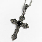Cross Diamond Pendant Jewelry Necklace Punk Charm – Jewelry Gift Ideas — 1