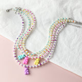 Macaron Color Jelly Bear Necklace Personality – Jewelry Gift Ideas — 4