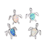 Explosive Accessories White Opal Drop-shaped Turtle – Stylish Gifts — 2