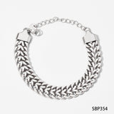 Stainless Steel Bracelet Electroplating Simple Style – Stylish Gifts — 7