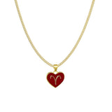 Fashion Color Zodiac Peach Heart Alloy Necklace – Jewelry Gift Ideas — 9