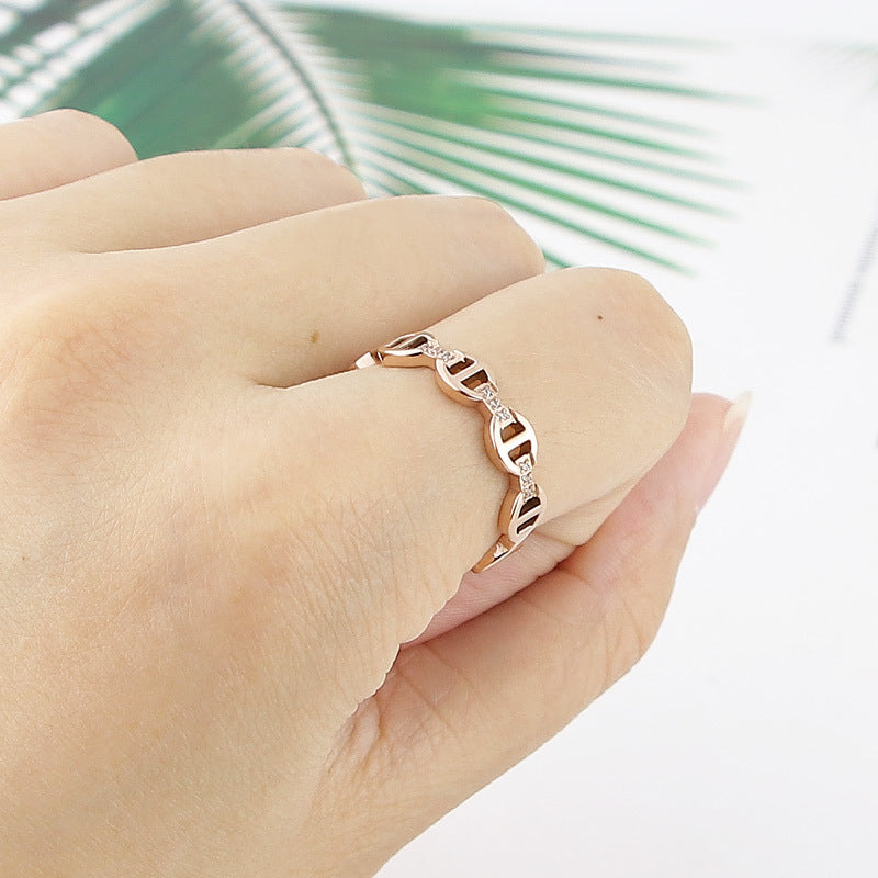 Personalized Ring With Diamond Word – Special Occasion Gifts — 1
