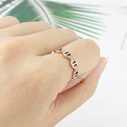 Personalized Ring With Diamond Word – Special Occasion Gifts — 1