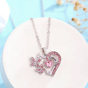 Ins Butterfly Love Necklace With Rhinestones – Jewelry Gift Ideas — 7