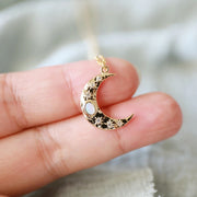 Moon Clavicle Chain Small Female – Gifts for Her — 10