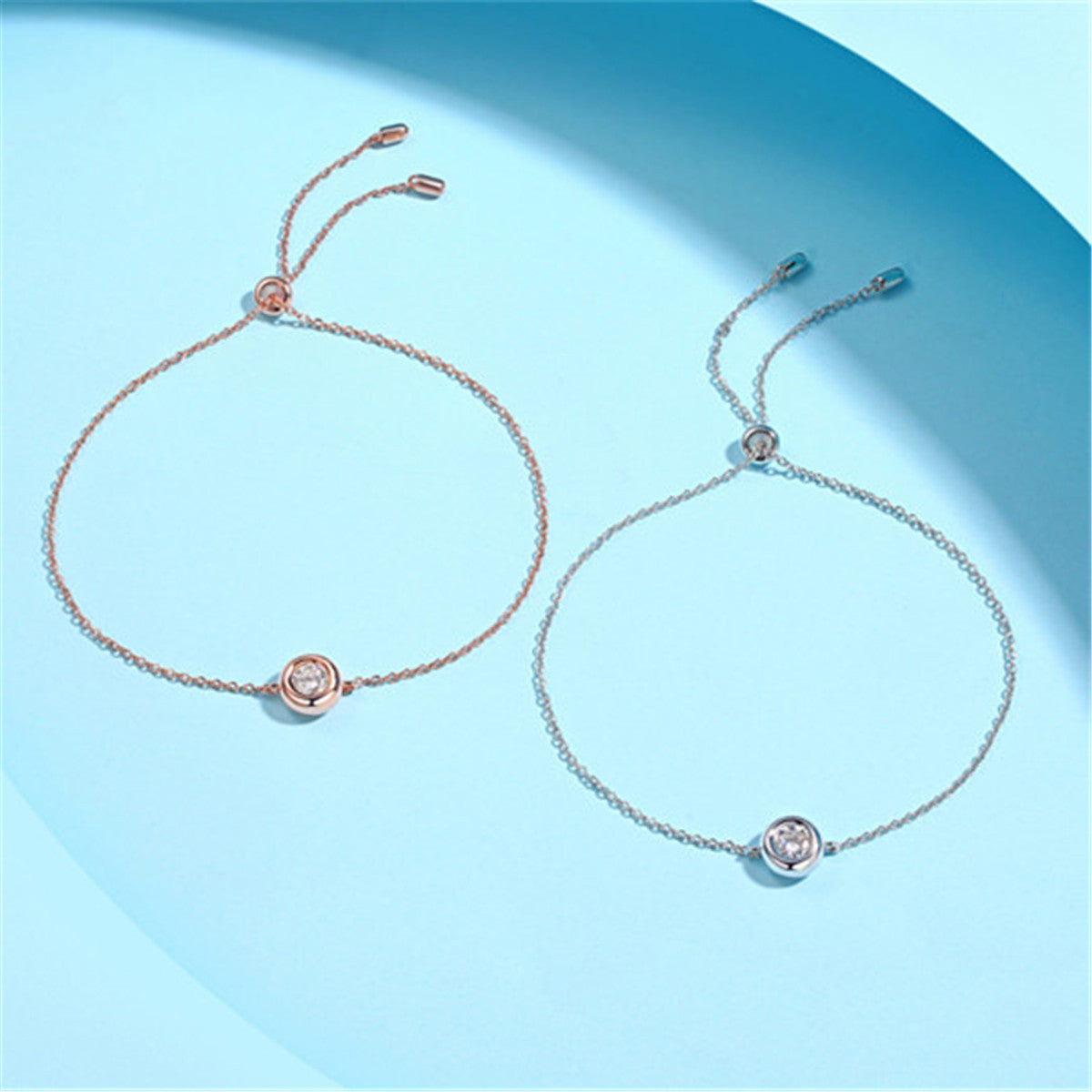 Women's S925 Silver Mosonite Bracelet – Jewelry Gift Ideas — 1