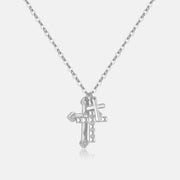 S925 Silver Cross Multi-layer Personalized Retro – Jewelry Gift Ideas — 4