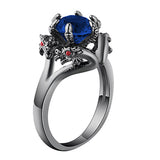 Color Zircon Black Gold Faucet Ring Women's Ring – Jewelry Gift Ideas — 4
