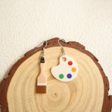 Acrylic Teacher's Day Brush Palette Earrings – Beauty Gifts — 4