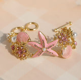 Beach Ocean Starfish Shanhu Bracelet Rhinestone – Jewelry Gift Ideas — 8