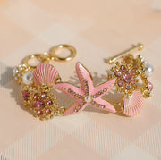 Beach Ocean Starfish Shanhu Bracelet Rhinestone – Jewelry Gift Ideas — 8