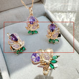 Rose Gold Jewelry Suit Color Retaining Ring – Jewelry Gift Ideas — 9