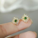 Flower Earrings Women's Elegant Fashion – Stylish Gifts — 1