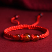 Zodiac Red Rope Bracelet Natural Red Agate – Jewelry Gift Ideas — 4