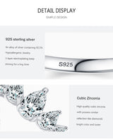 Women's S925 Sterling Silver Drop-shaped Ring – Gifts for Her — 13