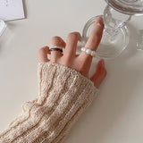 Ring Acrylic Black And White Jewelry Gift – Jewelry Gift Ideas — 5