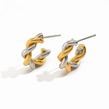 E04 New Classic Mini Twist Fashionable Earrings – Practical Gifts — 2