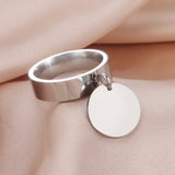 6MM Wide Hanging Wafer Fashion Simple Titanium Steel – Stylish Gifts — 1