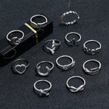 Love God Arrow Angel Wing Star Moon Cactus Ring – Gifts for Couples — 4