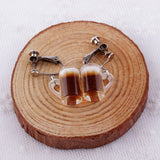 Resin Stereo Draft Beer Cup Earrings – Kitchen Gifts — 3