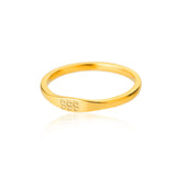 Simple Figure Men's And Women's Stainless Steel Rings – Gifts for Her — 6