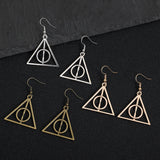 Women's Triangle Wings Vintage Earrings – Gifts for Her — 1