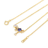 Snow Star Tanzanian Zirconium Moonstone Necklace – Jewelry Gift Ideas — 4