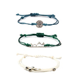 Handwoven Mountain Compass Colorful Rope – Jewelry Gift Ideas — 1