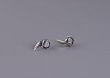 S925 Silver Retro Unisex Fashion Angel Wings Stud – Stylish Gifts — 3