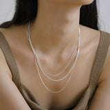 Women's Sparkling Three-layer Twin Necklace – Jewelry Gift Ideas — 1