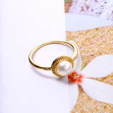Simple And Versatile Freshwater Pearl Ring – Unique Gift Ideas — 3