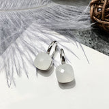 Colored Stone Natural Crystal Women's Earrings Diy – Gifts for Her — 4