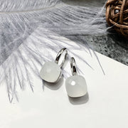 Colored Stone Natural Crystal Women's Earrings Diy – Gifts for Her — 4